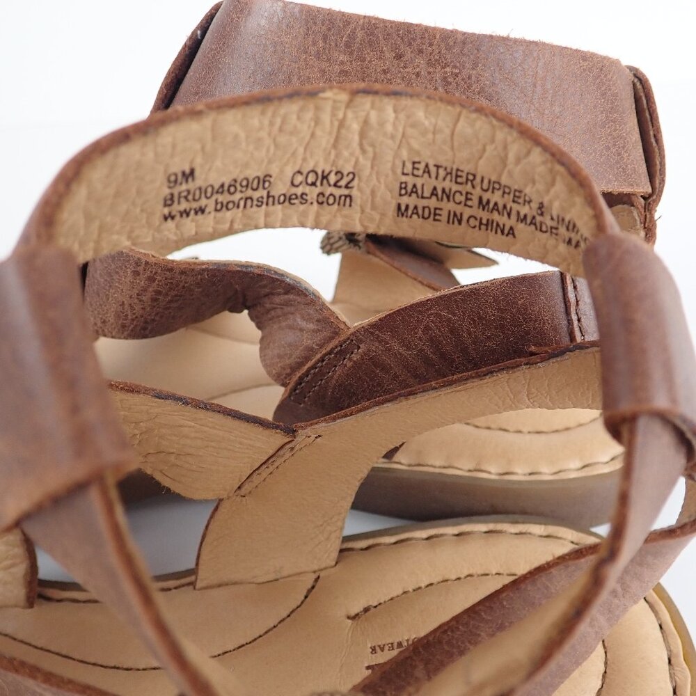 Born Gladiator Strappy Sandals Womens 9M - Picture 3 of 15